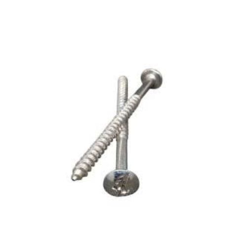 Vít đầu dù răng thưa, màu trắng